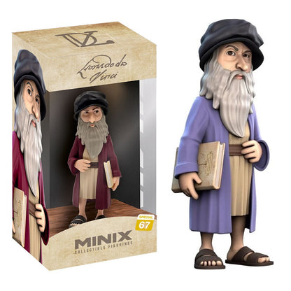 Minix Leonardo Da Vinci (Special 67) Figure 12Cm Statua Statuetta Collezione