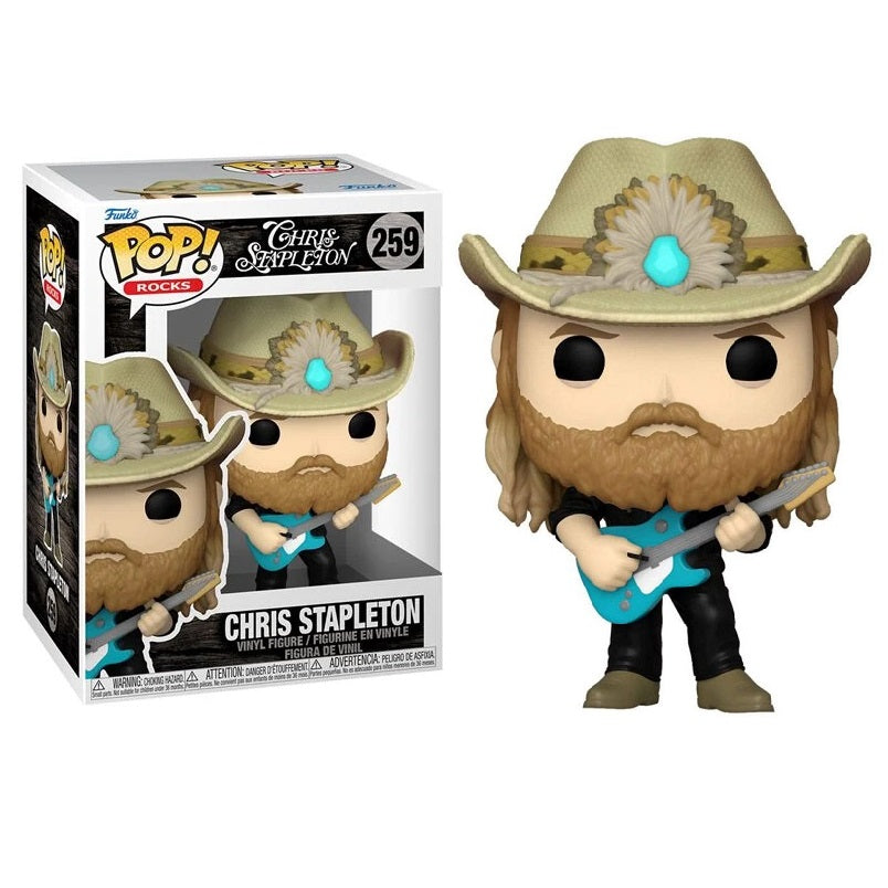 Funko Pop ! Rocks - (259) Chris Stapleton Figure Music 9Cm Country