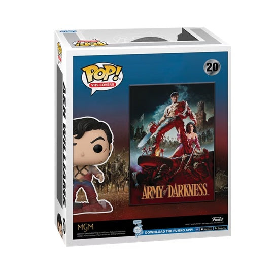 Funko Pop Vhs Covers Army Of Darkness - (20) Ash Williams Exclusive Vinyl Figure