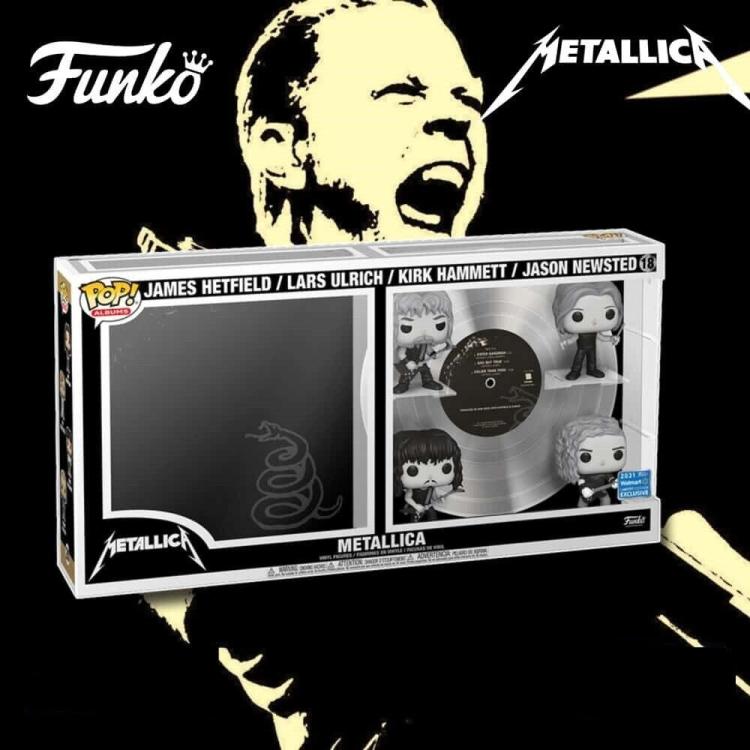 Funko Pop ! Albums Metallica (18) 4 Pack Vinyl Figure Special Edition Rock Music