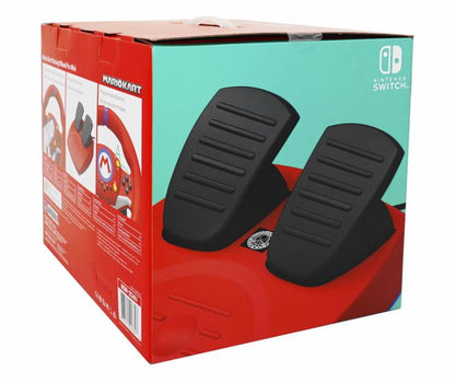 Volante Mario Kart Racing Wheel Pro + Pedaliera Hori Nintendo Switch Ufficiale