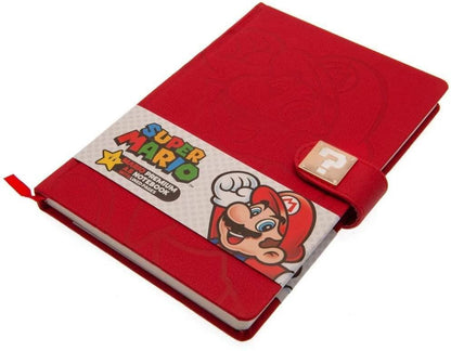 Pyramid Super Mario Bros Notebook A5 Premium Borgogna Quaderno Copertina Rigida