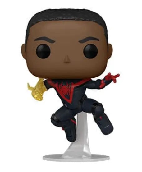 Funko Pop ! Spiderman Miles Morales - (765) Classic Suit No Mask (Chase) Figure