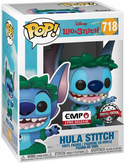 Funko Pop ! Disney Lilo & Stitch - (718) Hula Stitch Figure Dancing Special 9Cm