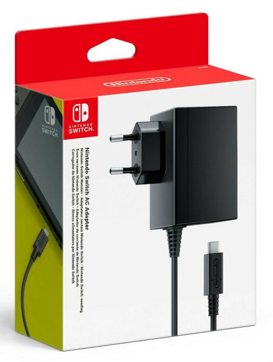 Nintendo Switch Caricabatteria Originale Ac Adapter Caricatore Alimentatore