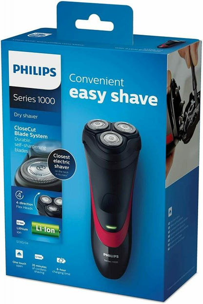 Philips Rasoio Elettrico S1310/04 Series 1000 Ricaricabile Barba Baffi Capelli