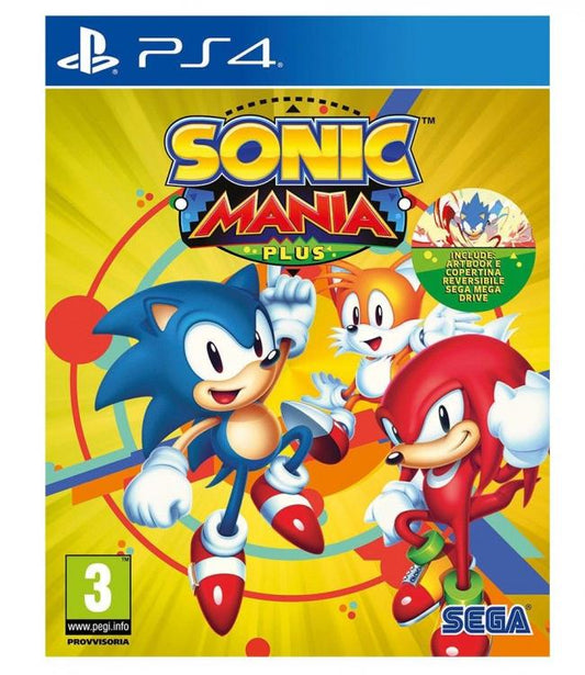 Sonic Mania Plus Edizione Ps4 Gioco Play Station 4 Italiano Videogioco Nuovo