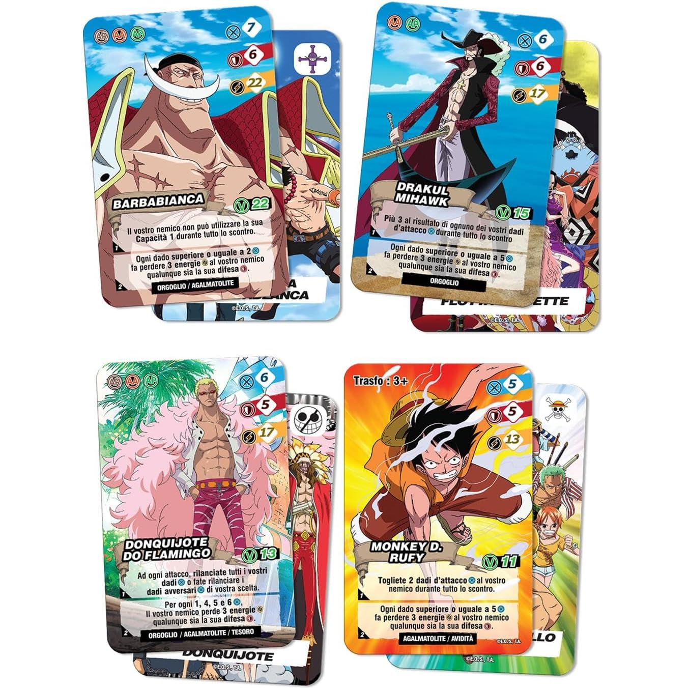Toei Animation (One Piece: L'Isola Dell'Avventura) Gioco da Tavolo/Società Con Carte