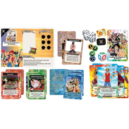 Toei Animation (One Piece: L'Isola Dell'Avventura) Gioco da Tavolo/Società Con Carte