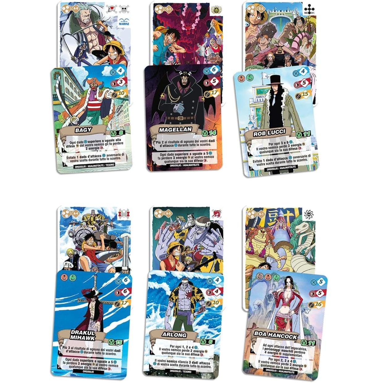 Toei Animation (One Piece: L'Isola Dell'Avventura) Gioco da Tavolo/Società Con Carte