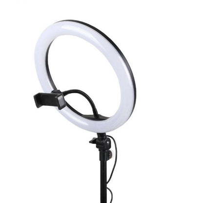 Treppiedi Anello Luminoso Video Luce Led Fotografia Cellulare Selfie Trucco 30Cm