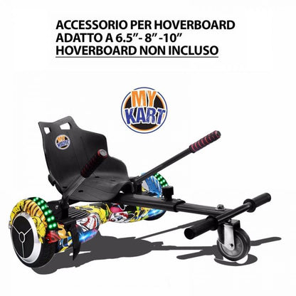 Sediolino Sedia Per Overboard Hoverboard Go Kart Hoverkart Seggiolino 6,5 8" 10"