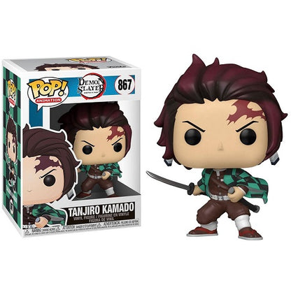 Funko Pop ! Animation Demon Slayer - Tanjiro Kamado (867) Figure Vinyl 9Cm