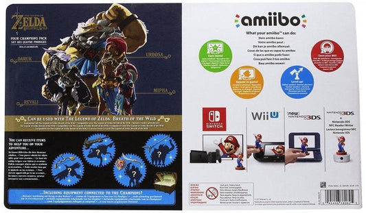 AMIIBO THE LEGEND OF ZELDA - BREATH OF THE WILD COLLECTION 4 CAMPIONI NINTENDO