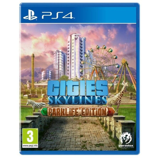 CITIES SKYLINES PARKLIFE EDITION PS4 VIDEOGIOCO PLAYSTATION 4 SIMULAZIONE NUOVO