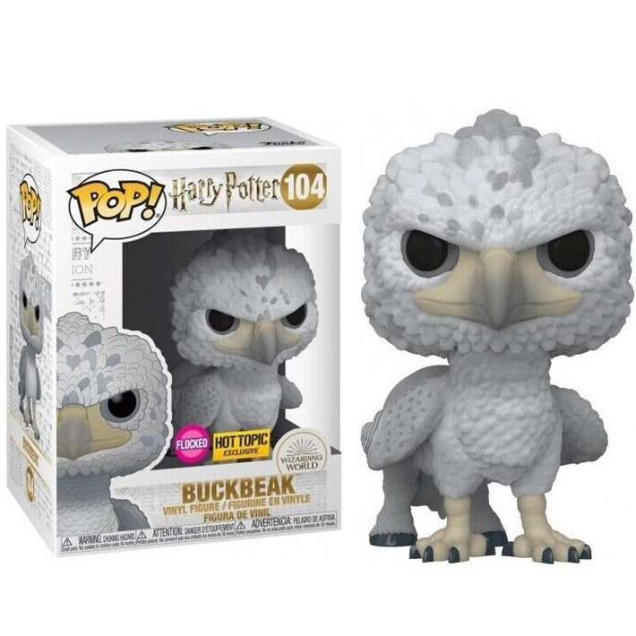 Funko Pop ! Harry Potter - (104) Buckbeak Flocked (Exclusive) Figure Fierobecco