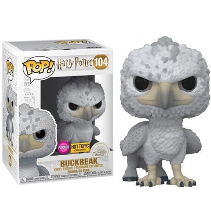 Funko Pop ! Harry Potter - (104) Buckbeak Flocked (Exclusive) Figure Fierobecco