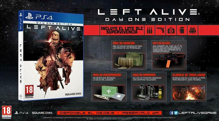 Videogioco Left Alive - Day One Edition Ps4 Gioco Day1 Italiano Play Station 4