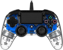 CONTROLLER NACON WIRED PS4 LUMINOSO COMPACT LIGHT EDITION LED BLUE PAD NUOVO