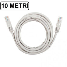 CAVO ETHERNET DI RETE LAN INTERNET RJ45 CAT5 10METRI MODEM ROUTER FILO COMPUTER