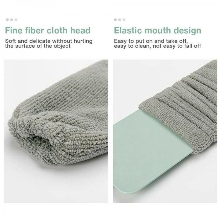 CATTURA POLVERE SPOLVERINO SOTTILE SCOPA MANICO TELESCOPICO PANNO MOP PIEGHEVOLE