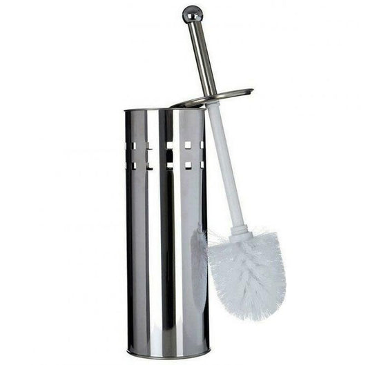 Portascopino Bagno Porta Scopino Wc Toilette In Acciaio Da Terra Casa Spazzolone