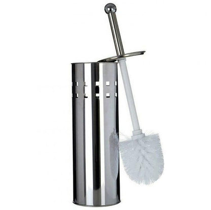 Portascopino Bagno Porta Scopino Wc Toilette In Acciaio Da Terra Casa Spazzolone