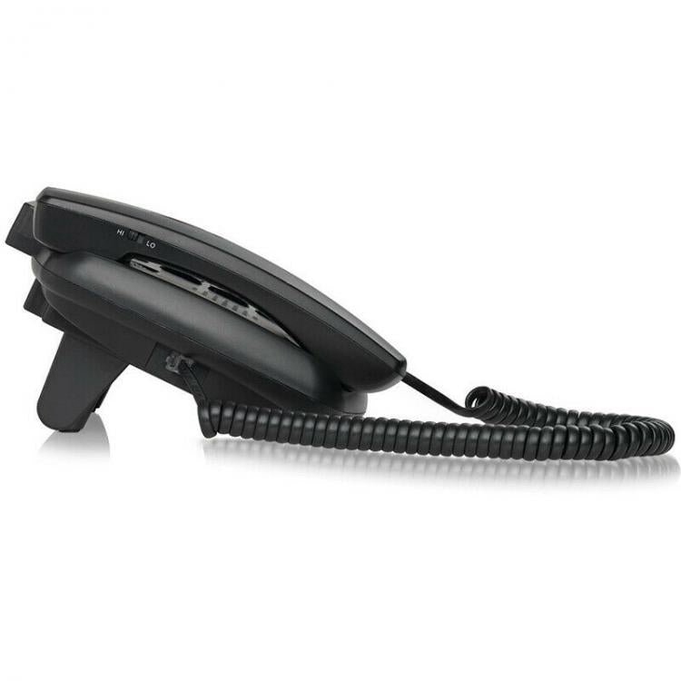 BRONDI TELEFONO FISSO ANZIANI TASTI GRANDI VIVAVOCE SOS LED CASA BRAVO 90 -NERO