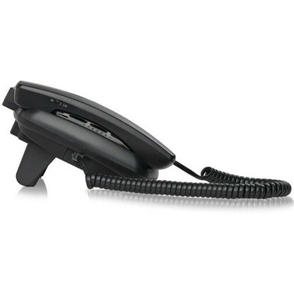 BRONDI TELEFONO FISSO ANZIANI TASTI GRANDI VIVAVOCE SOS LED CASA BRAVO 90 -NERO