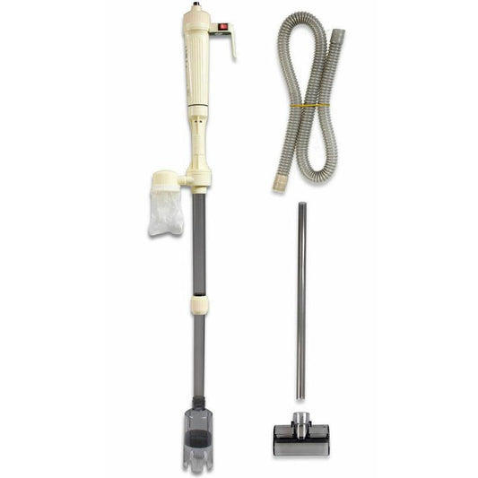 Pulitore Acquario A Batterie Pulizia Sabbia Pompa Cambio Acqua Sifone Elettrico