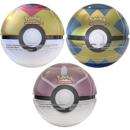 Pokemon - Poké Ball Tin Spring 22 (Rosa/Pink) Tgc Velox Pokeball Gioco Carte Ita