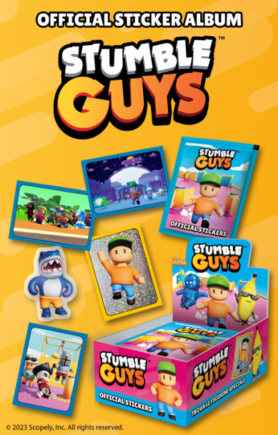 Diramix Stumble Guys 5 Figurine (1 Bustina) Official Stickers Collezione 2024