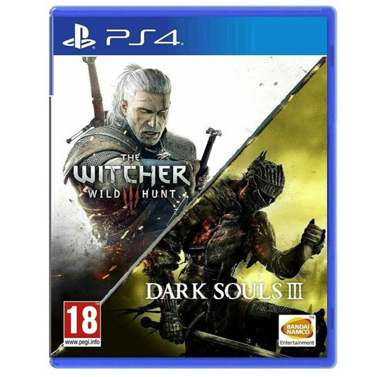 The Witcher 3 Wild Hunt + Dark Souls 3 Ps4 Compilation 2 Dischi Playstation 4 Ita