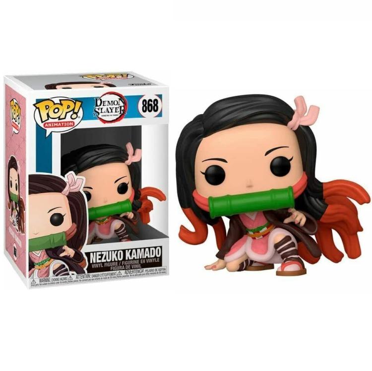 Funko Pop ! Animation Demon Slayer - (868) Nezuko Kamado Figure Vinyl 9Cm Nuova
