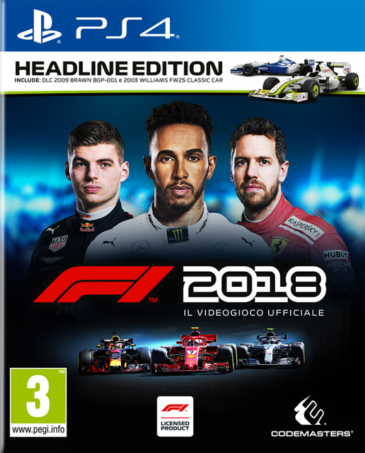 F1 2018 - Headline Edition Ps4 Videogame Italiano Formula 1 Play Station 4 2019