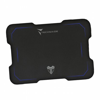 Techmade Kit Mouse Usb + Tappetino Gaming Blu Led Desktop Mousepad Pc Notebook