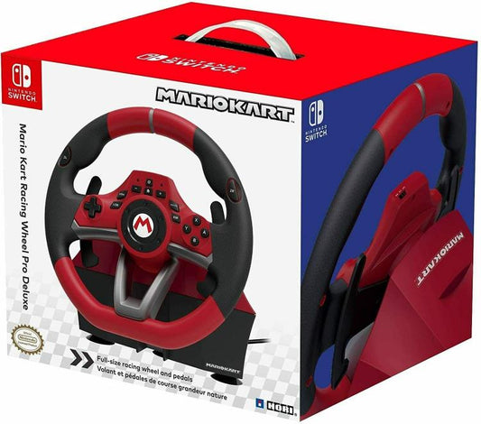 Hori Volante Mario Kart Racing Wheel Pro Deluxe Nintendo Switch Wireless Nuovo