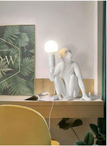 Lampada Scimmia Tavolo Scrivania Led Lampade E27 Moderno Luci Nuovo Bianco