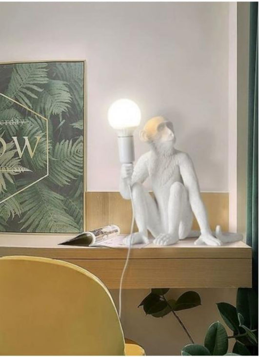 Lampada Scimmia Tavolo Scrivania Led Lampade E27 Moderno Luci Nuovo Bianco