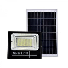 Faro Faretto A Led 60W Smd Con Pannello Solare Sensore Crepuscolare Telecomando