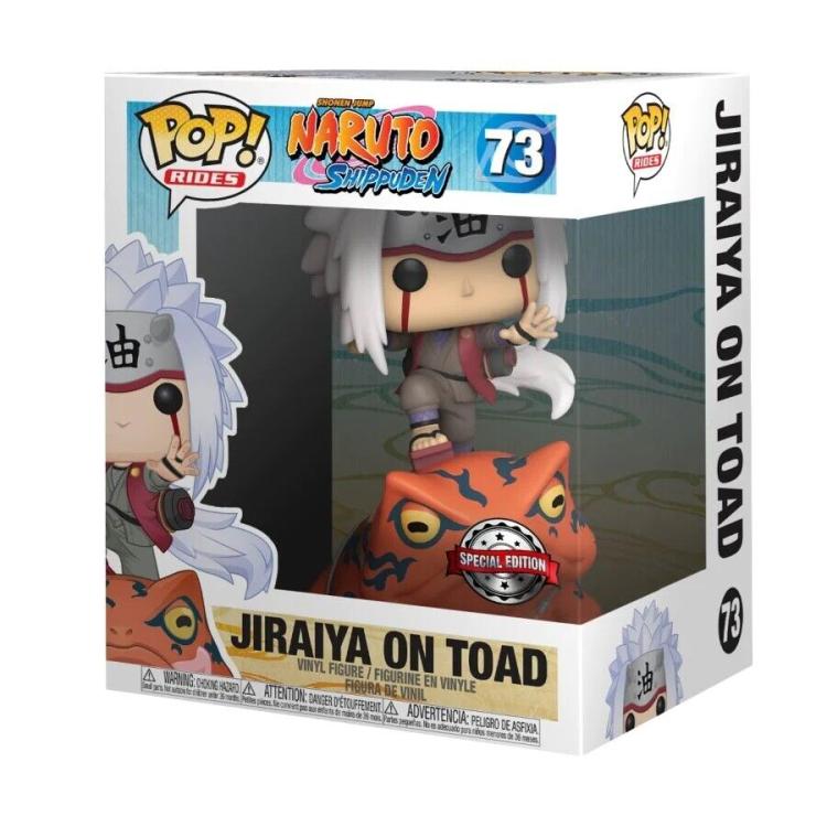 Funko Pop ! Rides - Naruto Shippuden (73) Jiraiya On Toad - Special Edition 15Cm