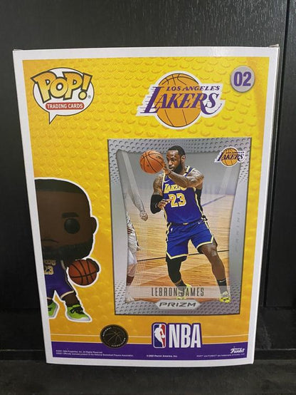 Funko Pop ! Trading Cards Nba Los Angeles Lakers (02) Lebron James  Figure Vinyl
