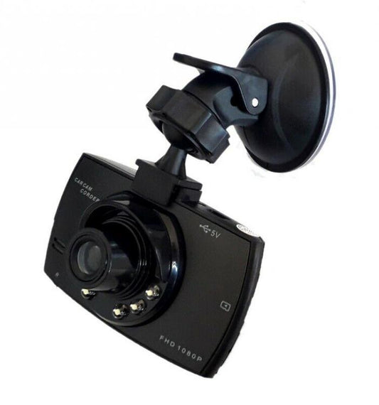 Telecamera Per Auto Hd Dvr Car Video Camera Visione Notturna Lcd 2,7'' 6 Led