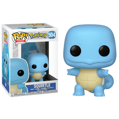Funko Pop ! Games Pokemon (504) Squirtle Carapuce - Schiggy Vinyl Figure Nuovo