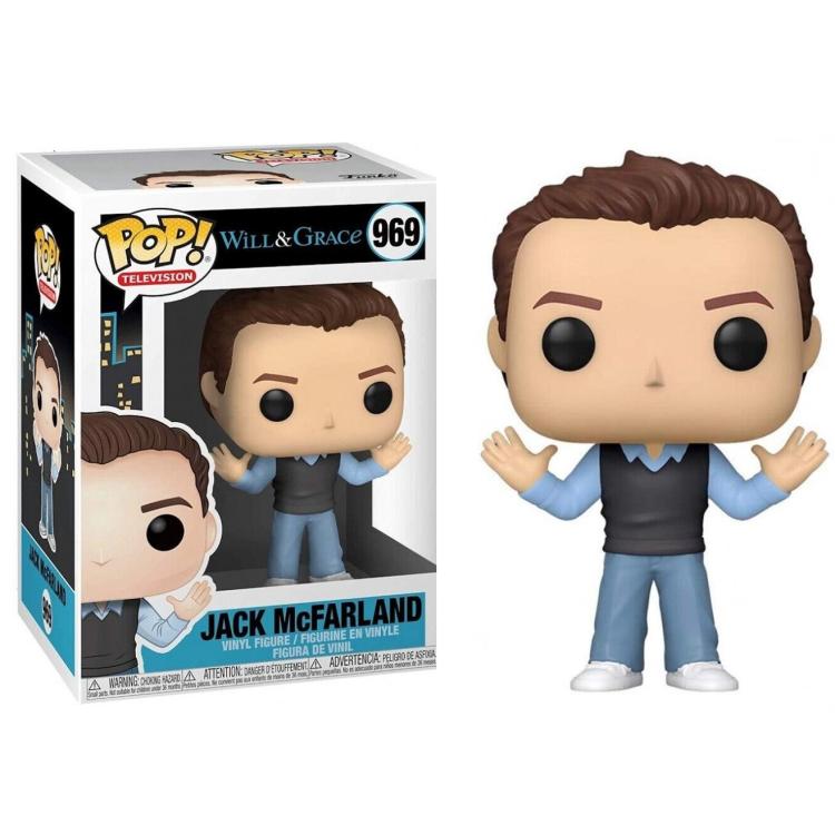 Funko Pop ! Television Will & Grace - (969) Jack Mcfarland Figure Vinyl 9Cm Tv
