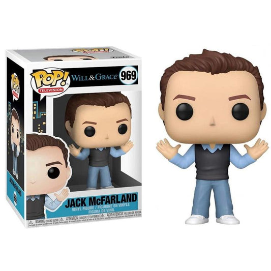 Funko Pop ! Television Will & Grace - (969) Jack Mcfarland Figure Vinyl 9Cm Tv
