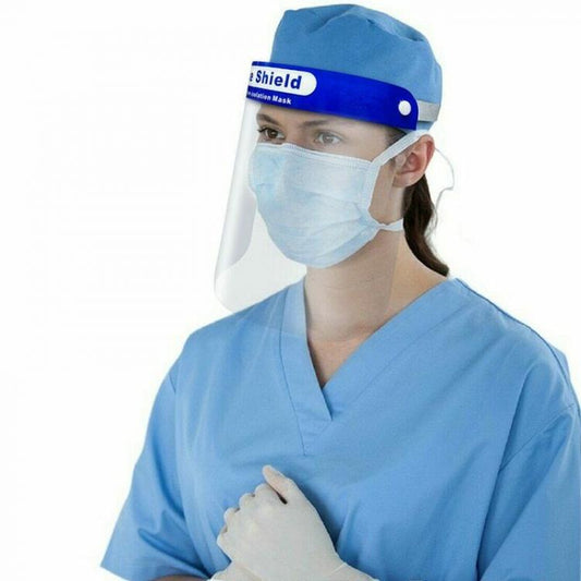 Visiera Protettiva Trasparente Integrale Viso Protezione Paraschizzi Da Testa