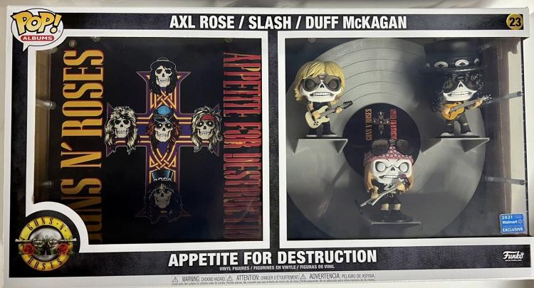 Funko Pop! Albums 23 Guns N' Roses Destruction Axl Roses Slash Duff Mckagan (23)