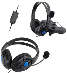Cuffie Compatibili XL Gaming Per Playstation 4 PS4 - PC Cuffia Con Microfono HSB