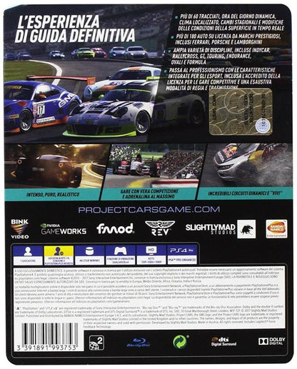 Project Cars 2 Limited Edition Steelbook Ps4 Gioco Italiano Playstation 4 Nuovo